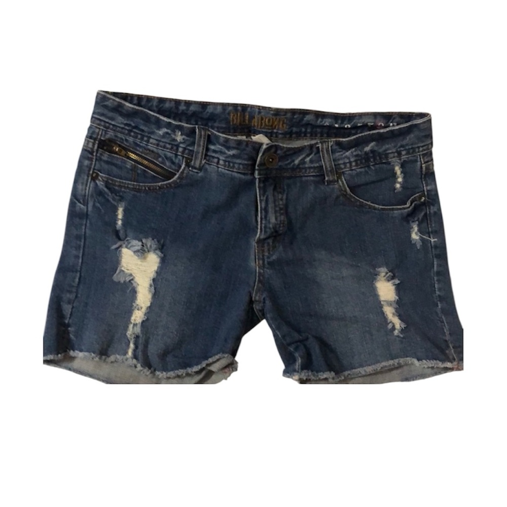 Billabong denim shorts, EUC, size 9.